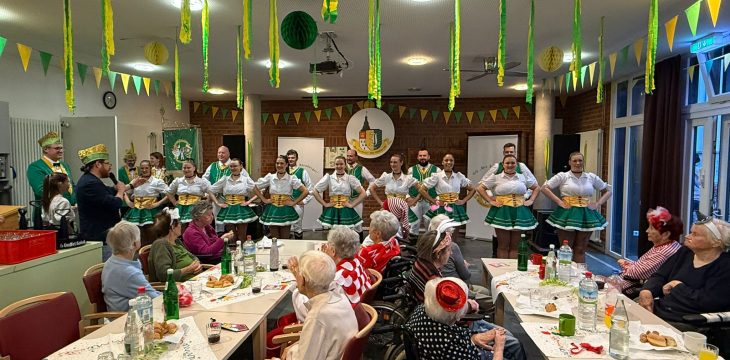3x Dreigestirn beim diesjährigen Seniorennachmittag im Altenzentrum St. Anno